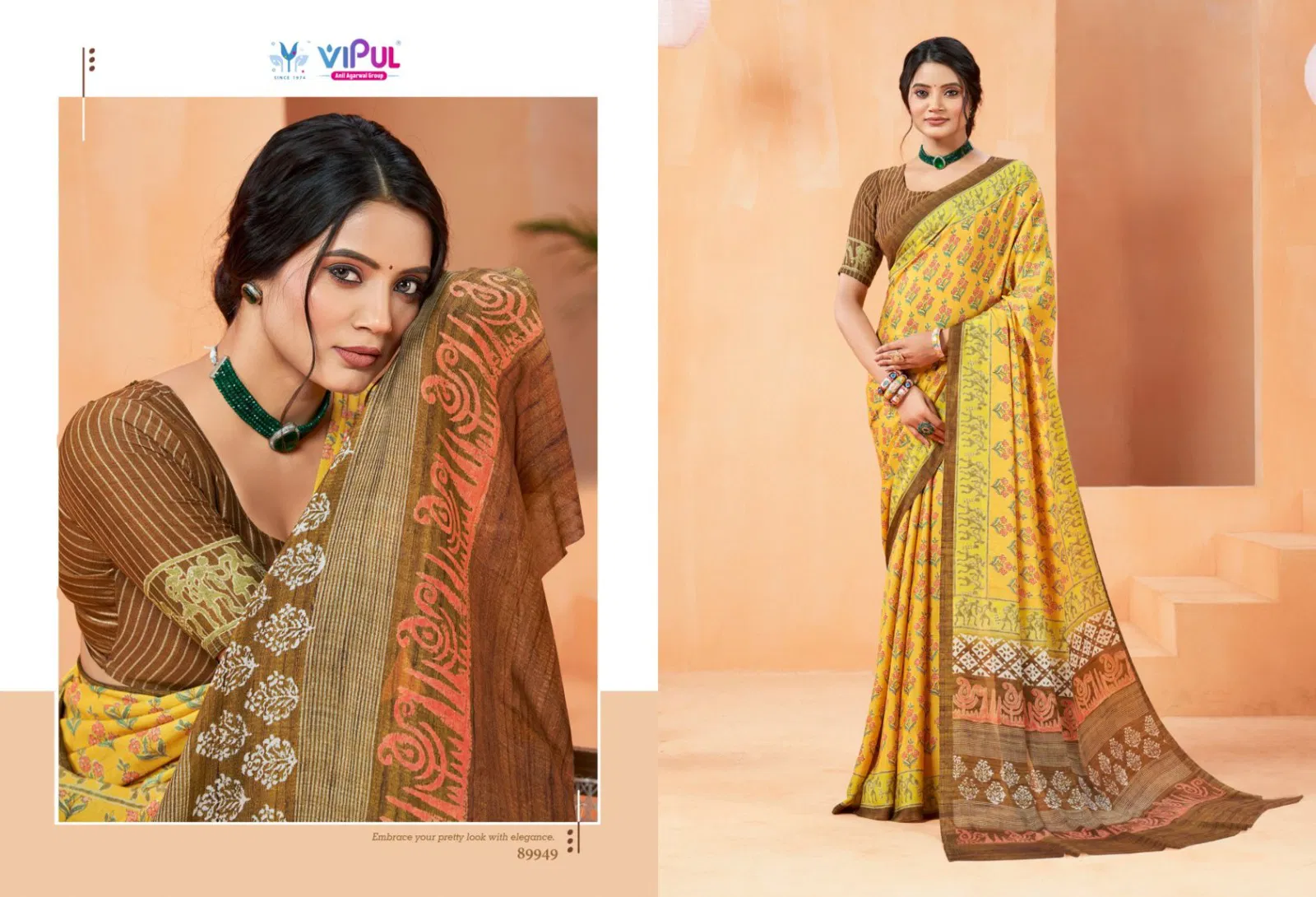 Antique Royal Vol 14 By Vipul Crewa Georgette Saree Suppliers In India